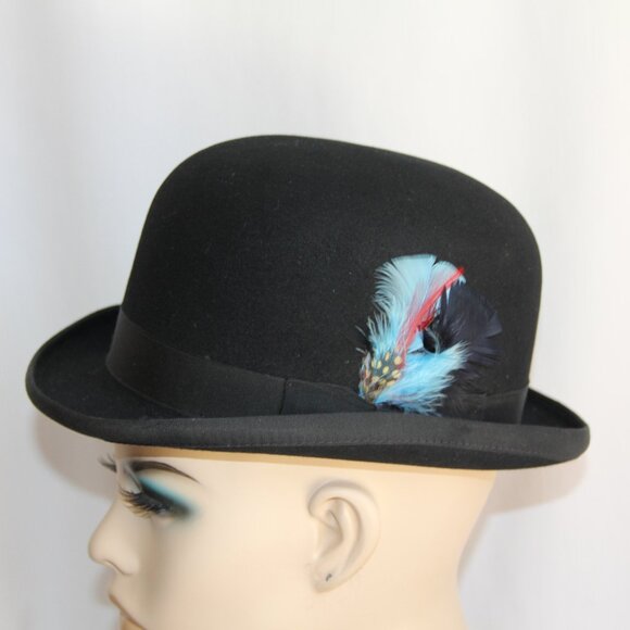 Stetson Sovereign Equestrian Black Derby Size 6 7/8. High Quality main image 12